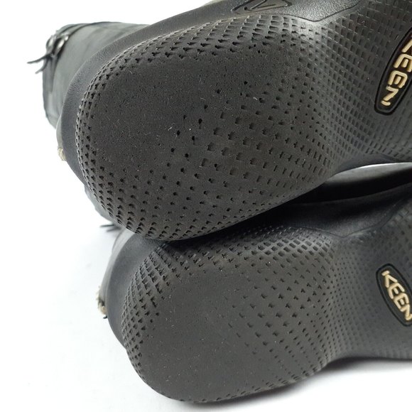 KEEN Bern Knee High Orla Boots Womens US 8 Leather 16" Tall 1.5" Heel Black 5464 - Picture 11 of 11